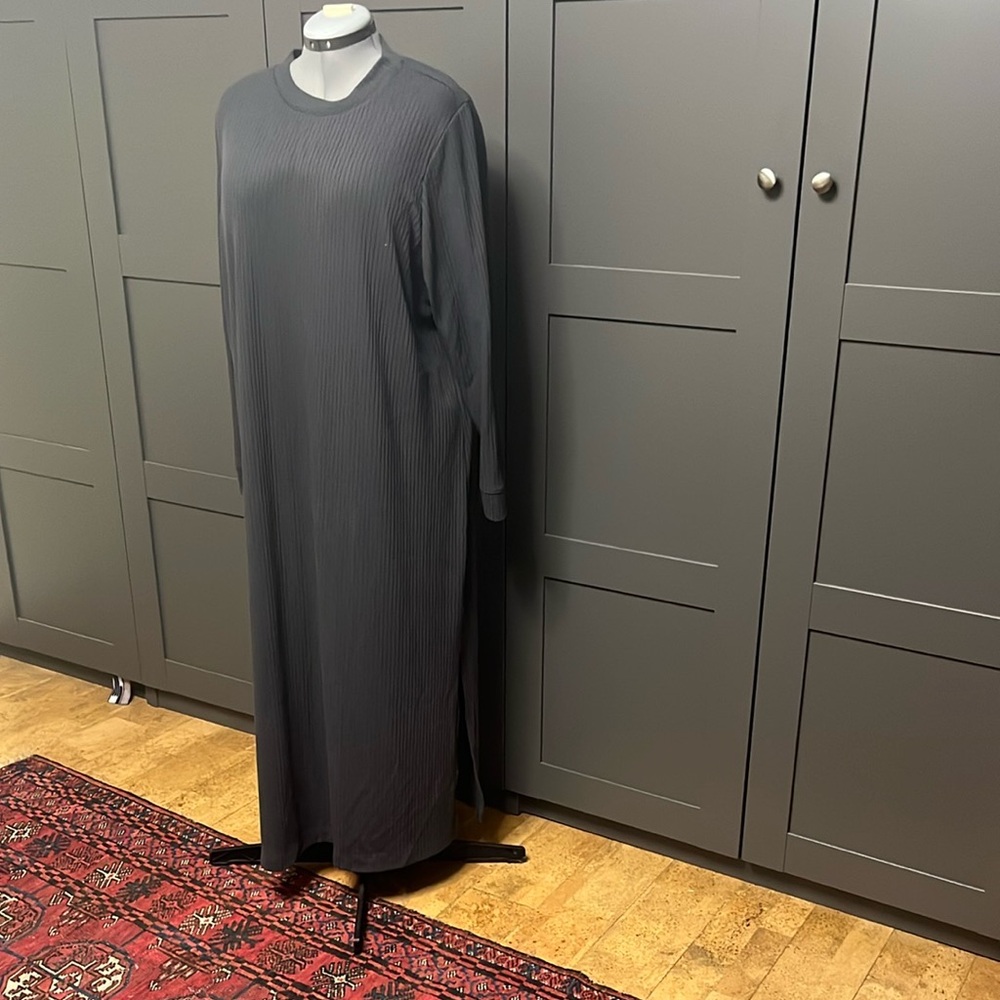 3X Old Navy Gray Knit maxi dress